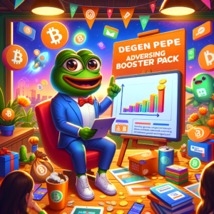 Degen Pepe Crypto Advertising Booster Pack